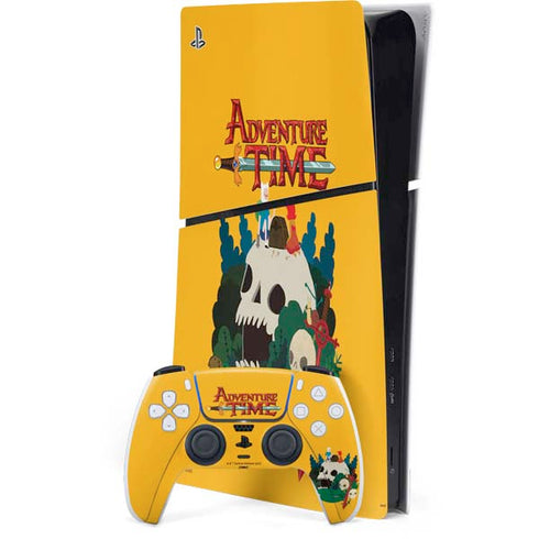 Adult Swim Adventure Time Cave Of Skulls PS5 Slim Digital Edition Console Skin